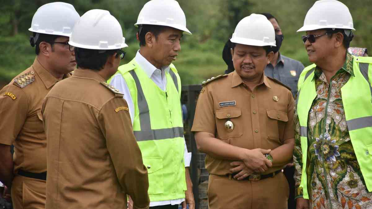 Resmikan Bendungan Sadawarna, Jokowi: Terima Kasih Warga Sumedang