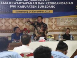 Tingkatkan Profesionalisme Wartawan, PWI Sumedang Gandeng Pemkab Gelar OKK