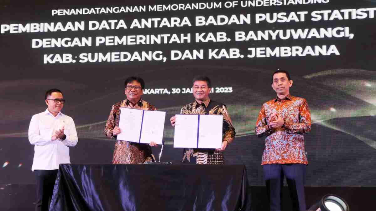 Sumedang Tandatangani MoU dengan BPS RI