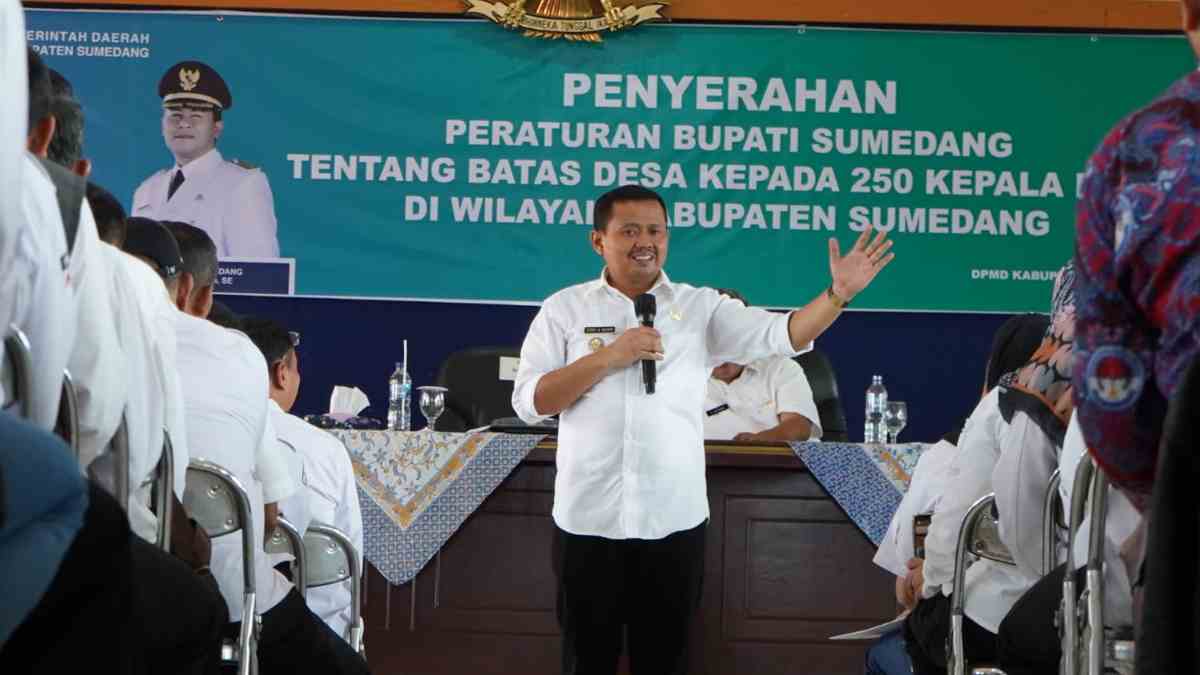 Seluruh Desa di Sumedang Sudah Miliki Penetapan dan Penegasan Batas Desa