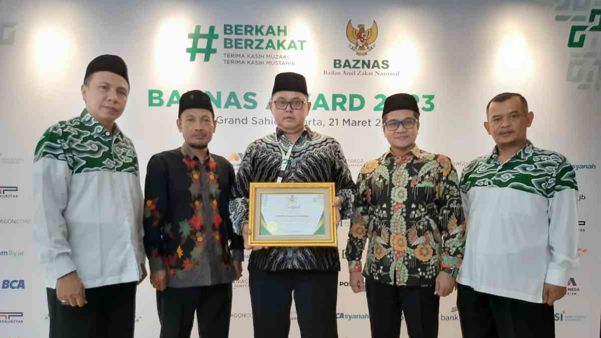 Baznas Sumedang Raih 2 Penghargaan tingkat Nasional