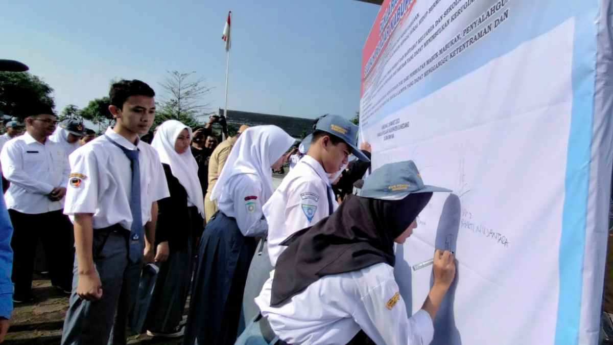 Deklarasi Damai Sekolah di Sumedang