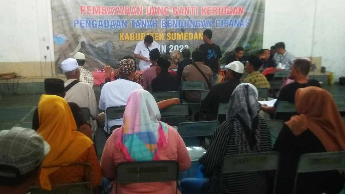 Ganti Rugi Lahan Terdampak Bendungan Cipanas di Sumedang