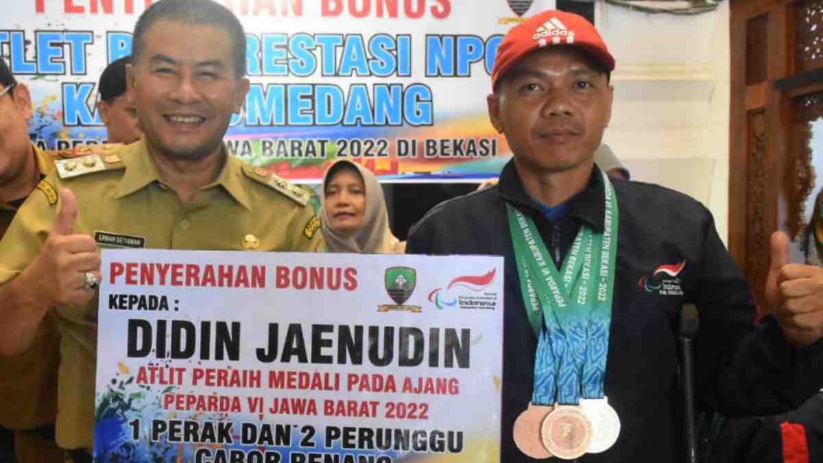 Sabet 3 Medali pada Peparda Jabar, Didin Membuat Sumedang Bangga