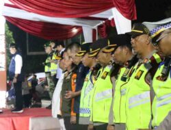 Polres Sumedang Gelar Apel Gabungan Pengamanan Malam Takbir Idul Fitri