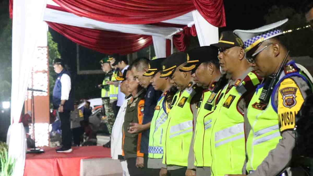 Polres Sumedang Gelar Apel Gabungan Pengamanan Malam Takbir Idul Fitri