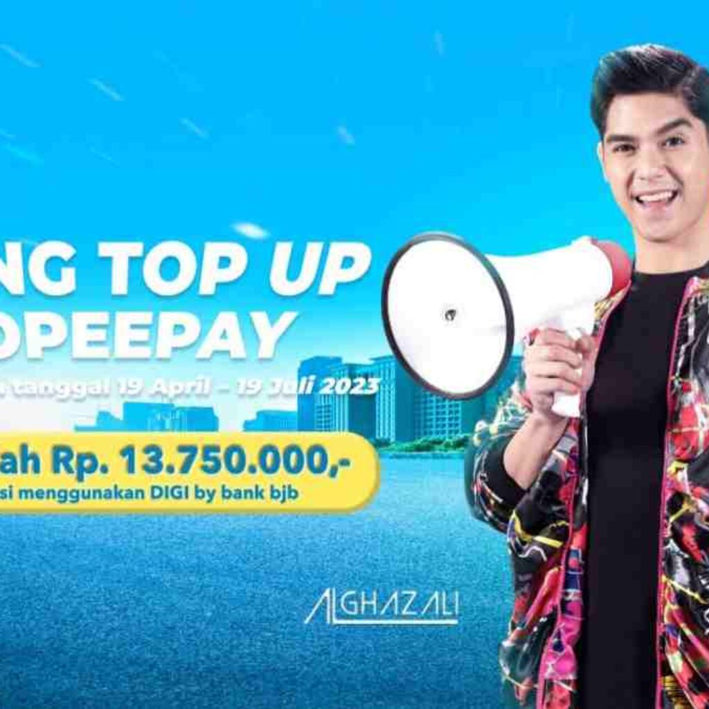 Top Up ShopeePay Pakai DIGI by bank bjb, Dapatkan Hadiah Jutaan Rupiah!