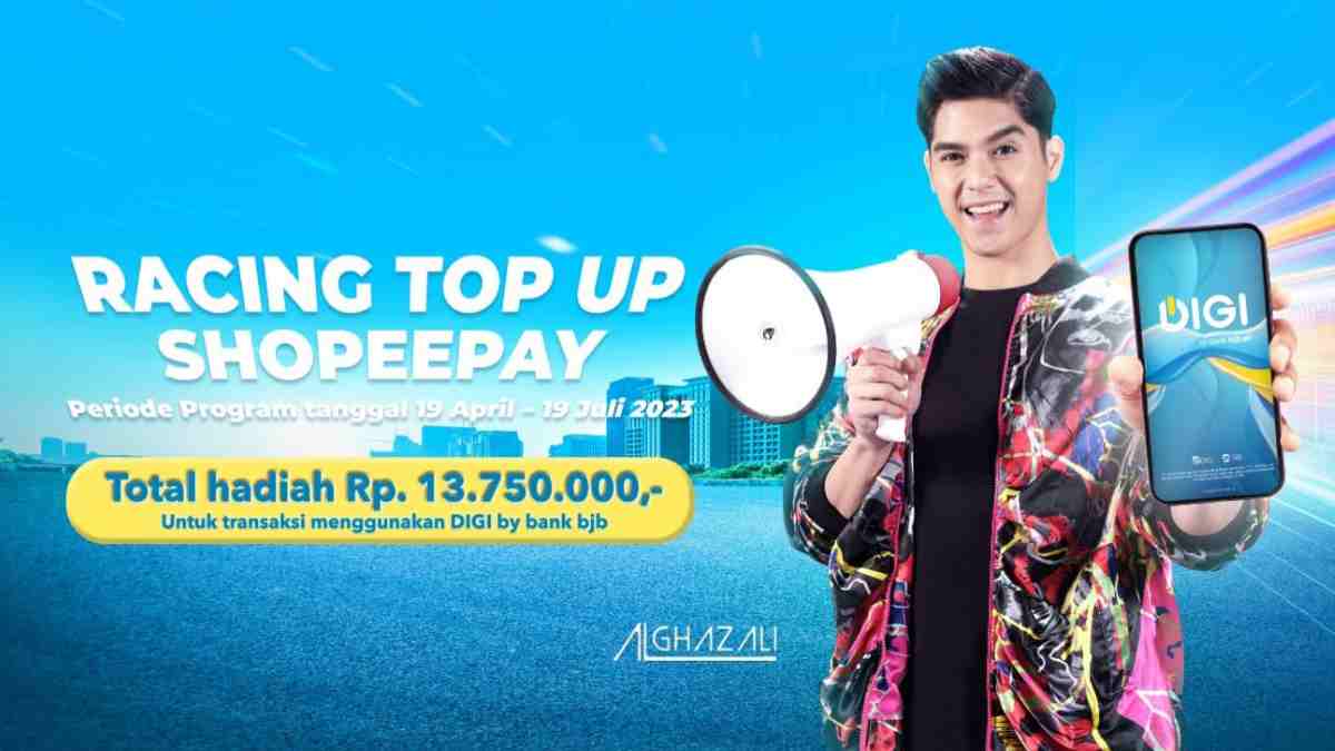 Top Up ShopeePay Pakai DIGI by bank bjb