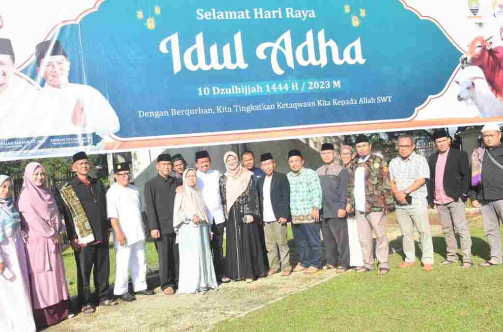 Warga Muhammadiyah Salat Idul Adha di Pusat Pemerintahan Sumedang