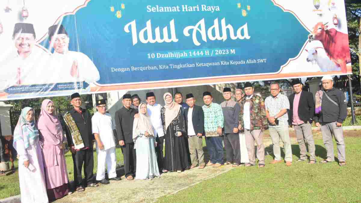 Warga Muhammadiyah Salat Idul Adha di Pusat Pemerintahan Sumedang