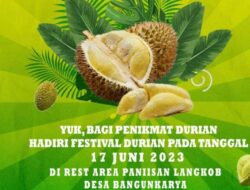 Sabtu Mendatang, Festival Durian di Pangandaran Bakal Digelar di Bangunkarya Langkaplancar