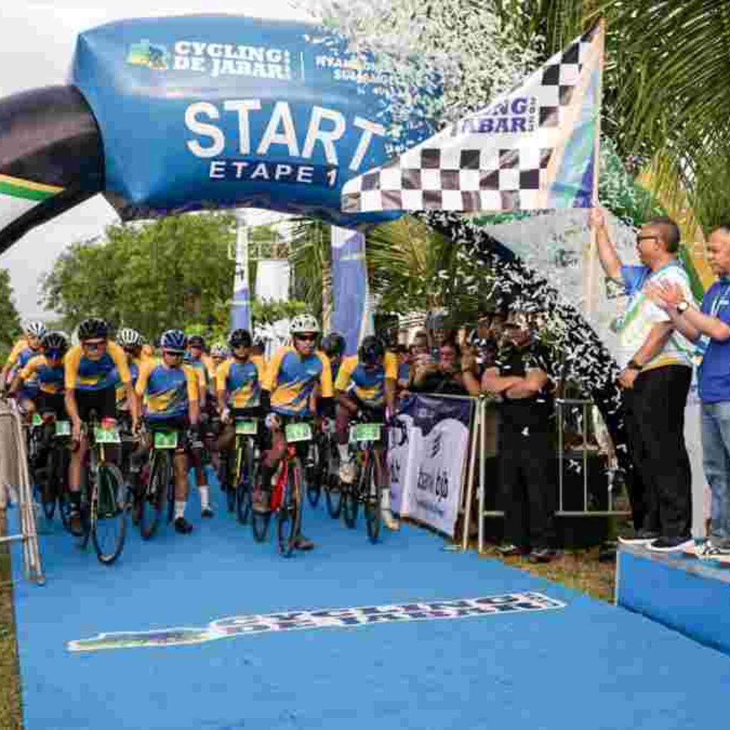 Cycling De Jabar 2023, Dorong Potensi Perekonomian di Jabar Selatan melalui Dukungan bank bjb