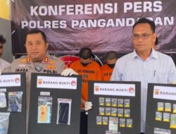 Satresnarkoba Polres Pangandaran Ungkap 4 Kasus Penyalahgunaan Narkoba