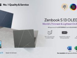 ASUS ZenBook S13 OLED UX5304, Tipis, Powerful dan Ramah Lingkungan