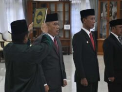 Di Akhir Masa Jabatan, Bupati Sumedang Lantik 3 Kepala Dinas Baru