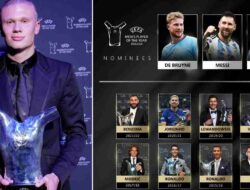 Singkirkan De Bruyne dan Messi, Haaland Jadi Pemain Terbaik Eropa