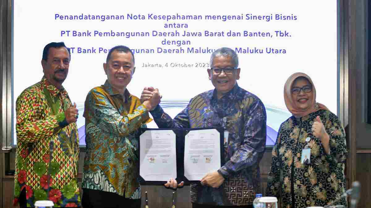 Bank Maluku Malut Teken MoU Sinergi Bisnis, KUB bank bjb Semakin Kuat