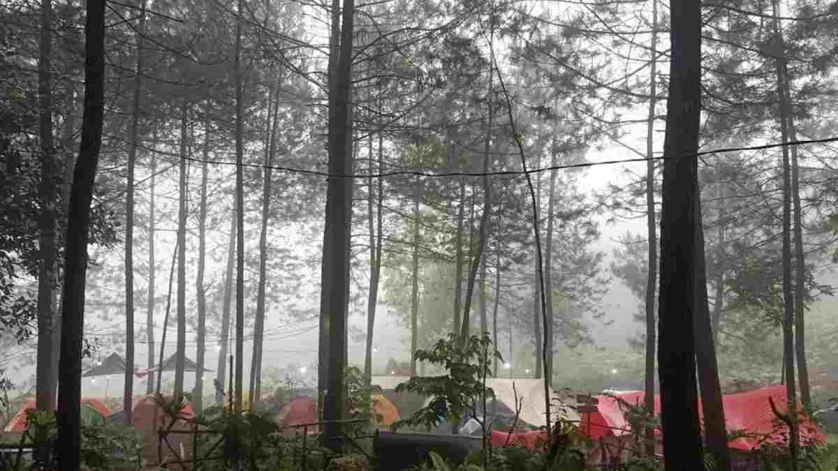Bukit Nangreu Galunggung Tasikmalaya, Serunya Camping di Ten
