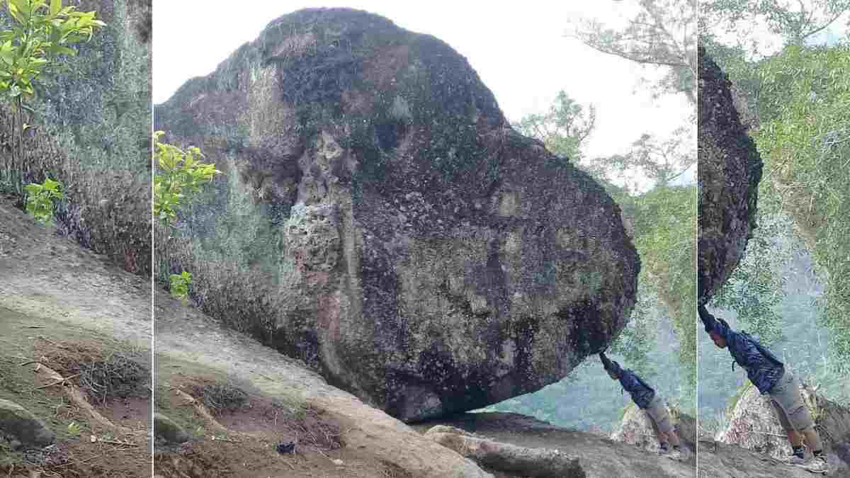 Batu Tumpang Sukaraja Tasikmalaya, Indahnya Pesona Batuan Pe