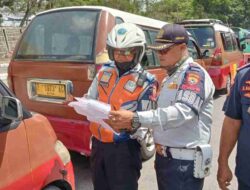 Dishub Sumedang Razia Angkutan Umum di Jatinangor