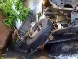 Mobil Siaga Desa Sukajadi Terjun ke Jurang di Wado Sumedang