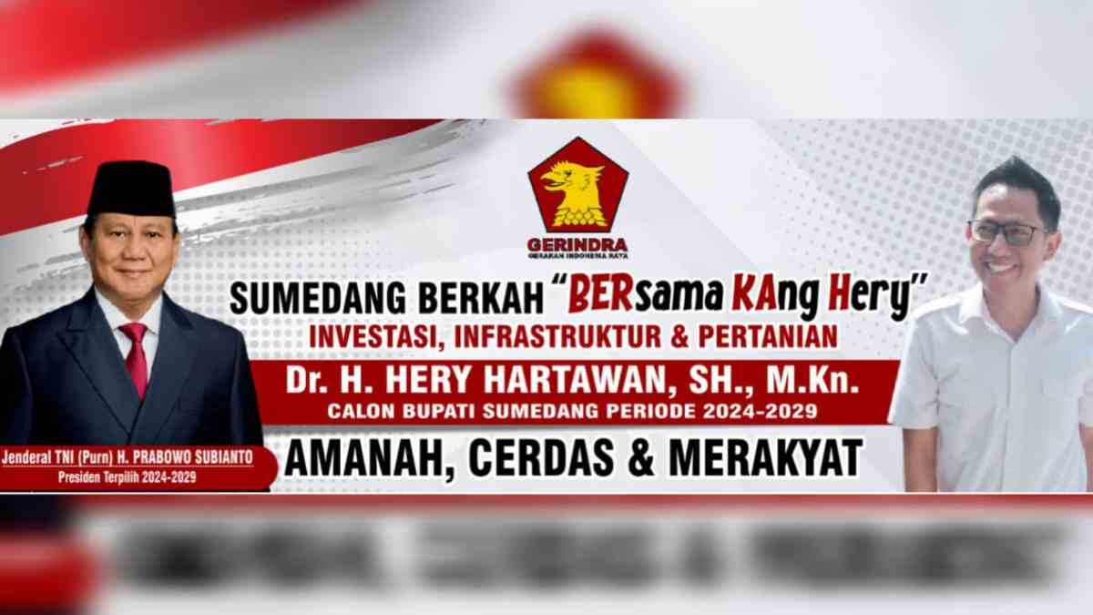 Hery Hartawan, Calon Tunggal Partai Gerindra untuk Pilkada Sumedang 2024