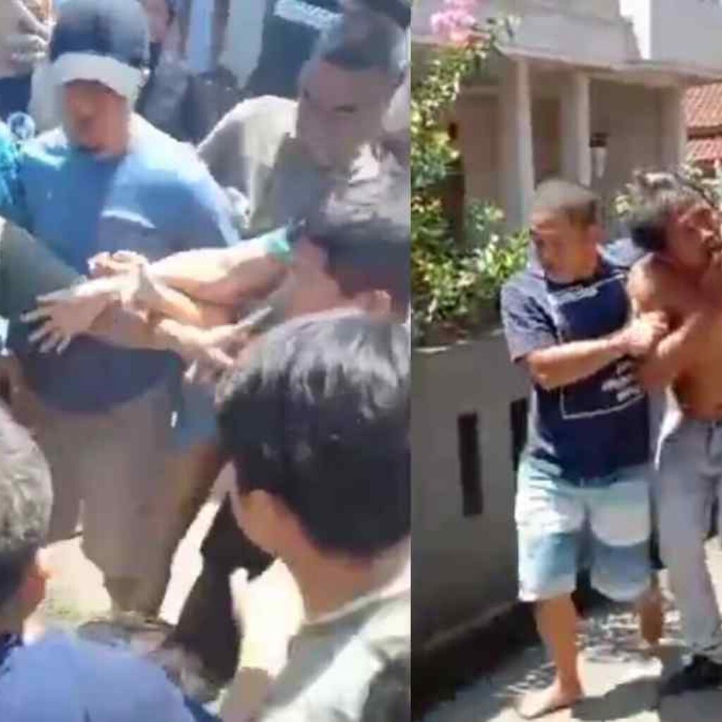 2 Pelaku Curanmor di Talun Sumedang Babak Belur Dihajar Warga, Videonya Viral