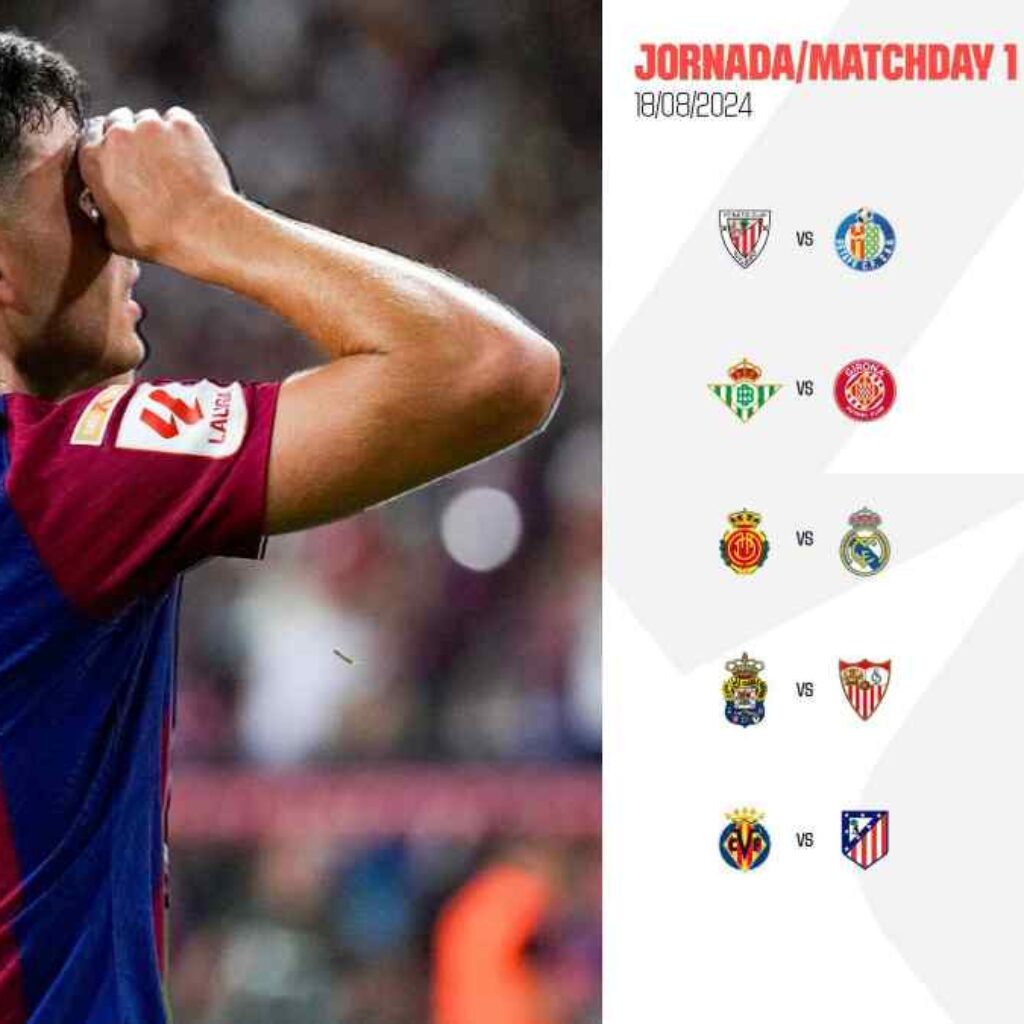 Jadwal Lengkap La Liga Spanyol Jornada 1