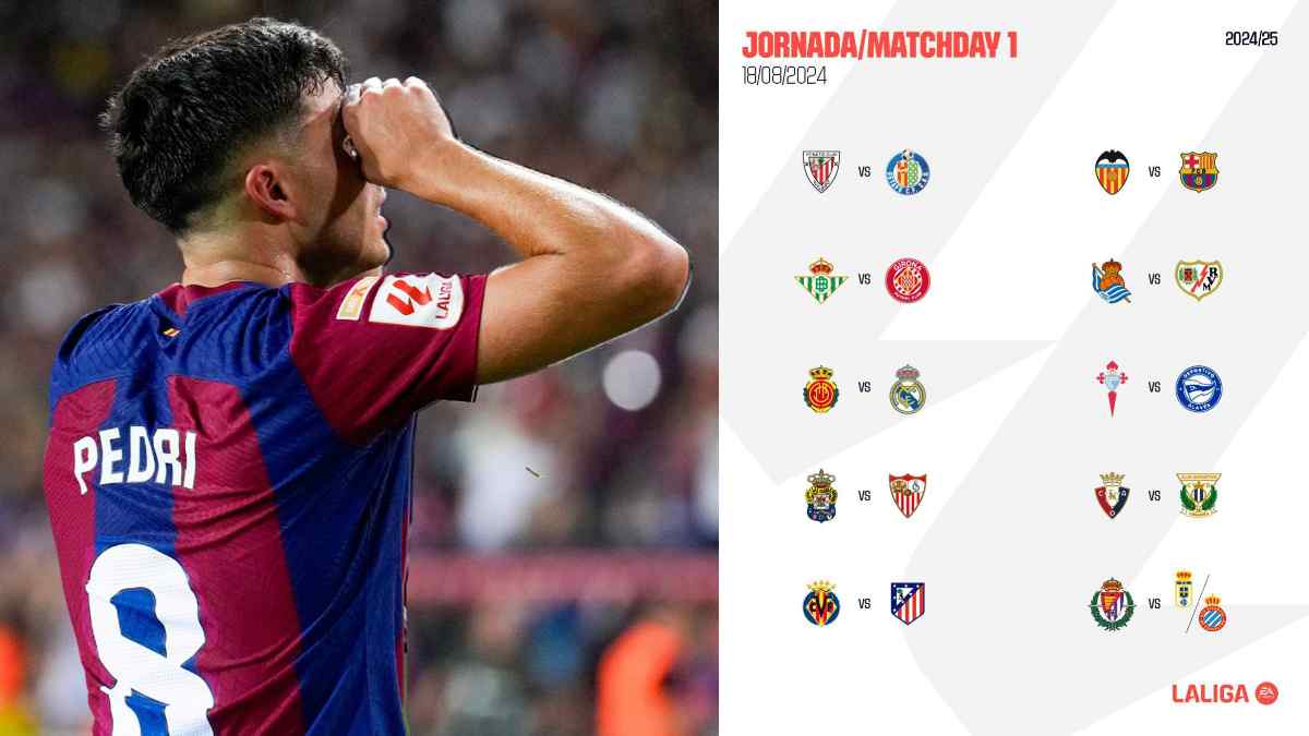 Jadwal Lengkap La Liga Spanyol Jornada 1