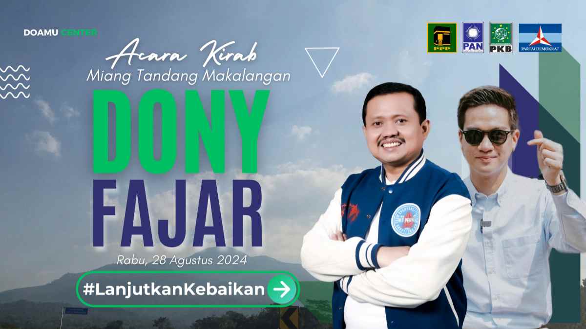 Kirab Dony-Fajar di Pilkada Sumedang 2024