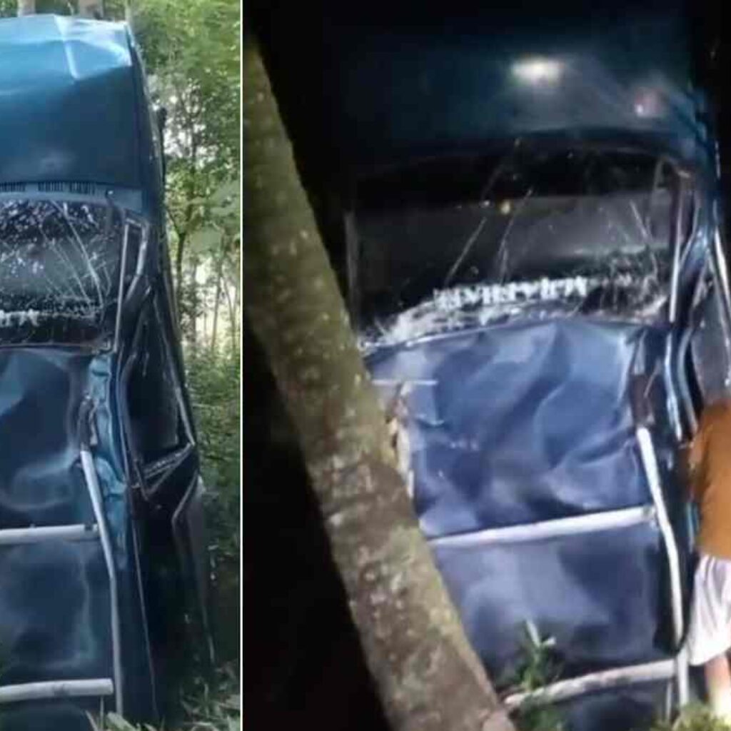 Mobil Kijang Masuk Jurang di Sekitar Makam Keramat Sumedang, 3 Luka Serius