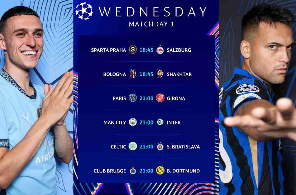 Jadwal Lengkap Liga Champions, Duel Man City vs Inter Paling Ditunggu