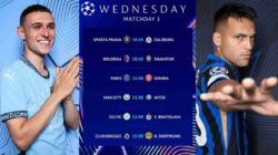 Jadwal Lengkap Liga Champions, Duel Man City vs Inter Paling Ditunggu