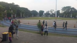 Serunya Jogging Sore di Gasibu Kota Bandung