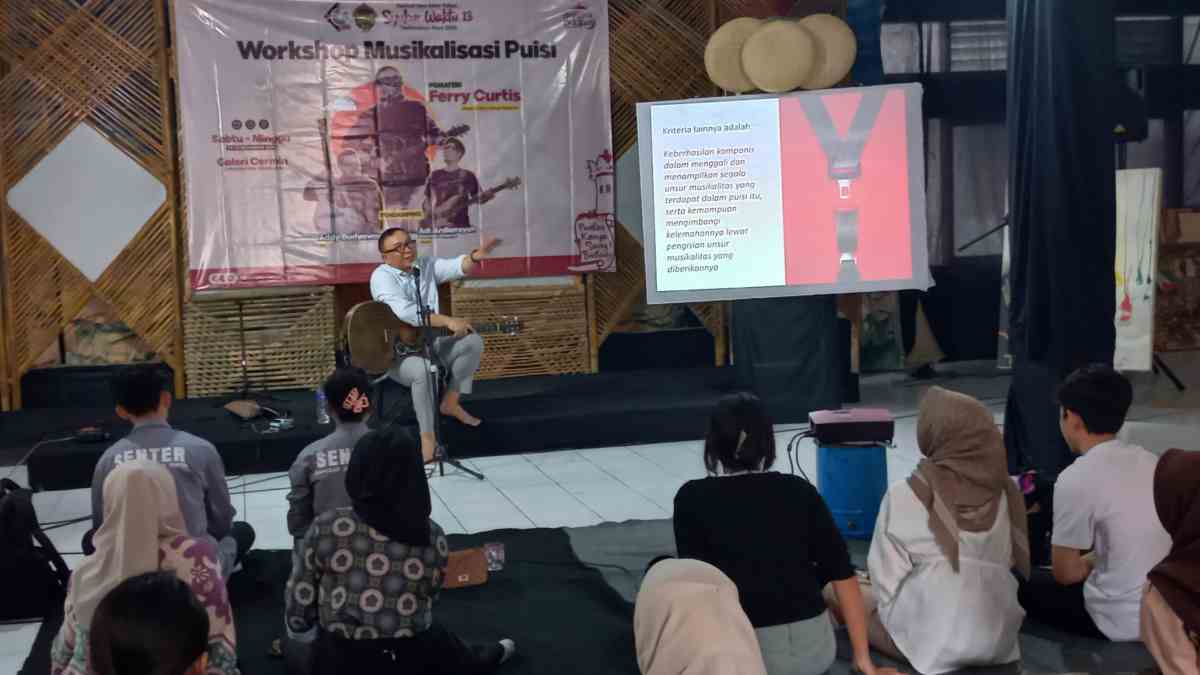 Workshop Musikalisasi Puisi Meriahkan Festival Seni Akhir Tahun di Tasikmalaya