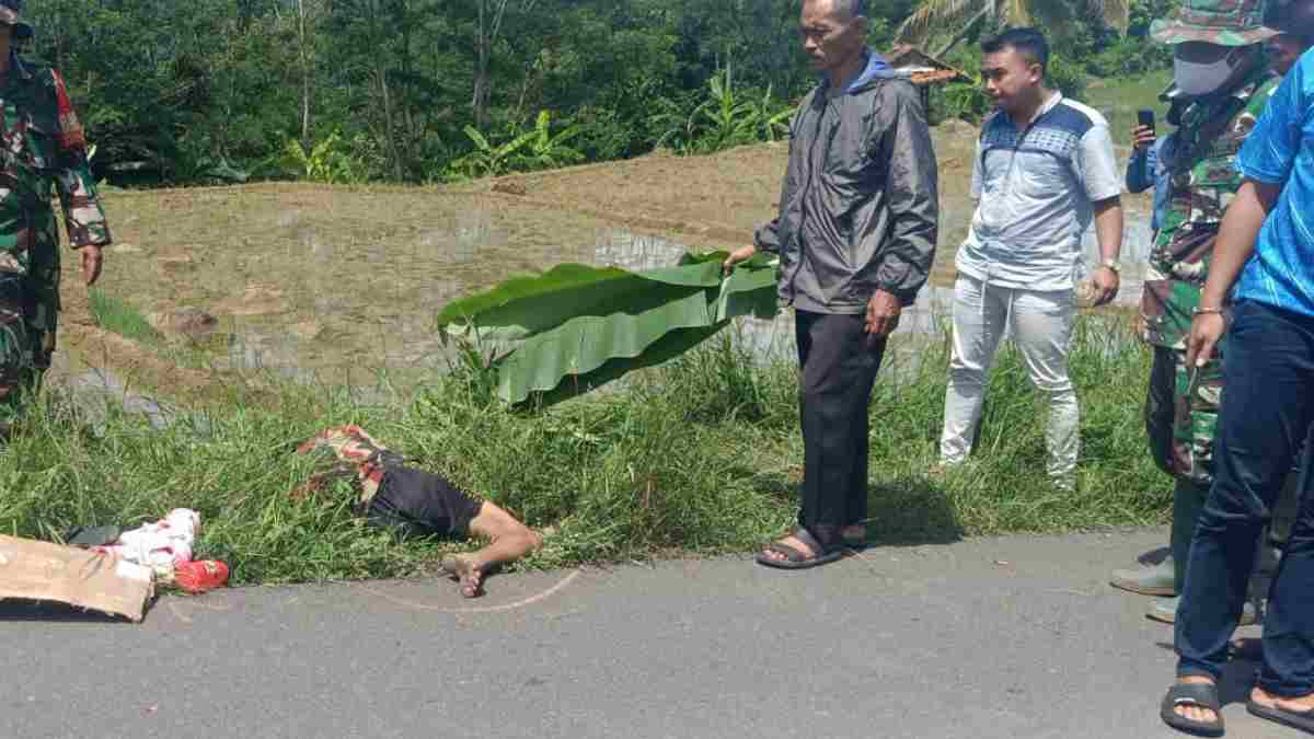 Mayat Bersimbah Darah di Jalan Hariang Sumedang Diduga Korban Tabrak Lari