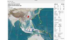 Gempa Guncang Taiwan, Timbulkan Korban Luka dan Merusak Bangunan