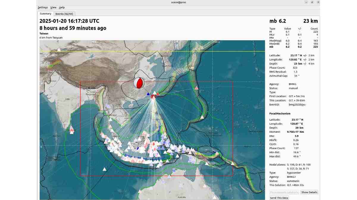 Gempa Guncang Taiwan, Timbulkan Korban Luka dan Merusak Bangunan