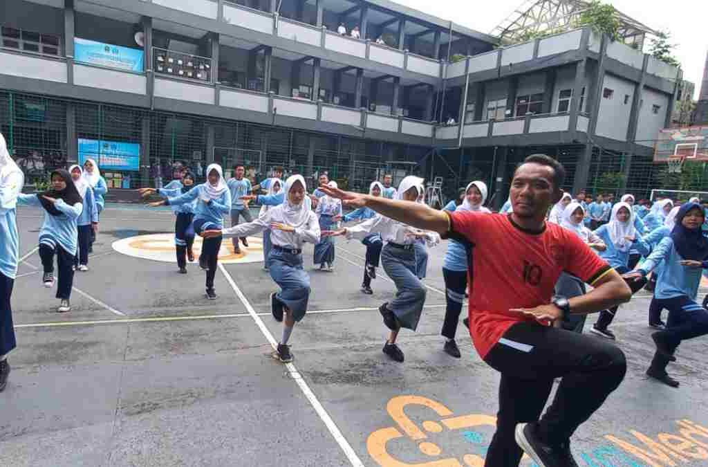 Dorong Gaya Hidup Sehat, SMAN 5 Tasikmalaya Gelar Gebyar Senam Anak Indonesia Hebat