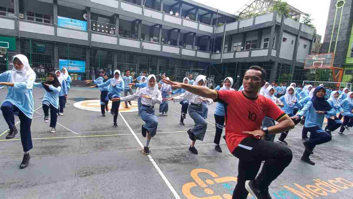 SMAN 5 Tasikmalaya Gelar Gebyar Senam Anak Indonesia Hebat