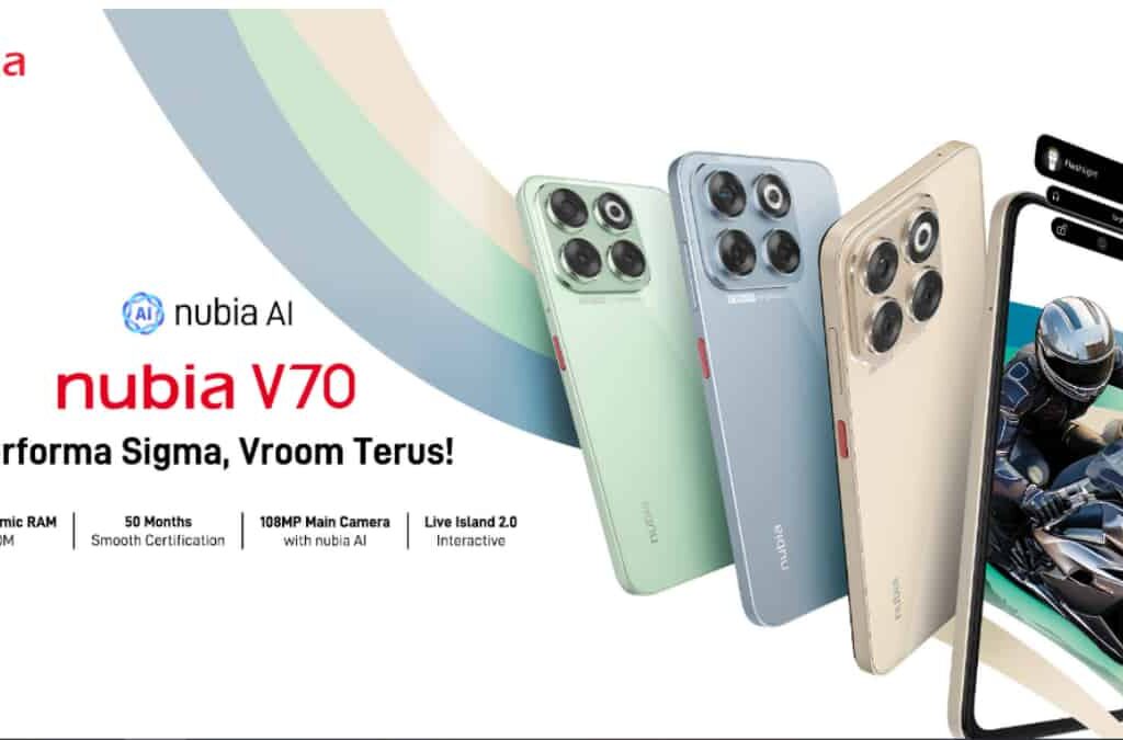 Baru Rilis di Indonesia, Nubia V70 Design Harga Sejutaan RAM 8GB