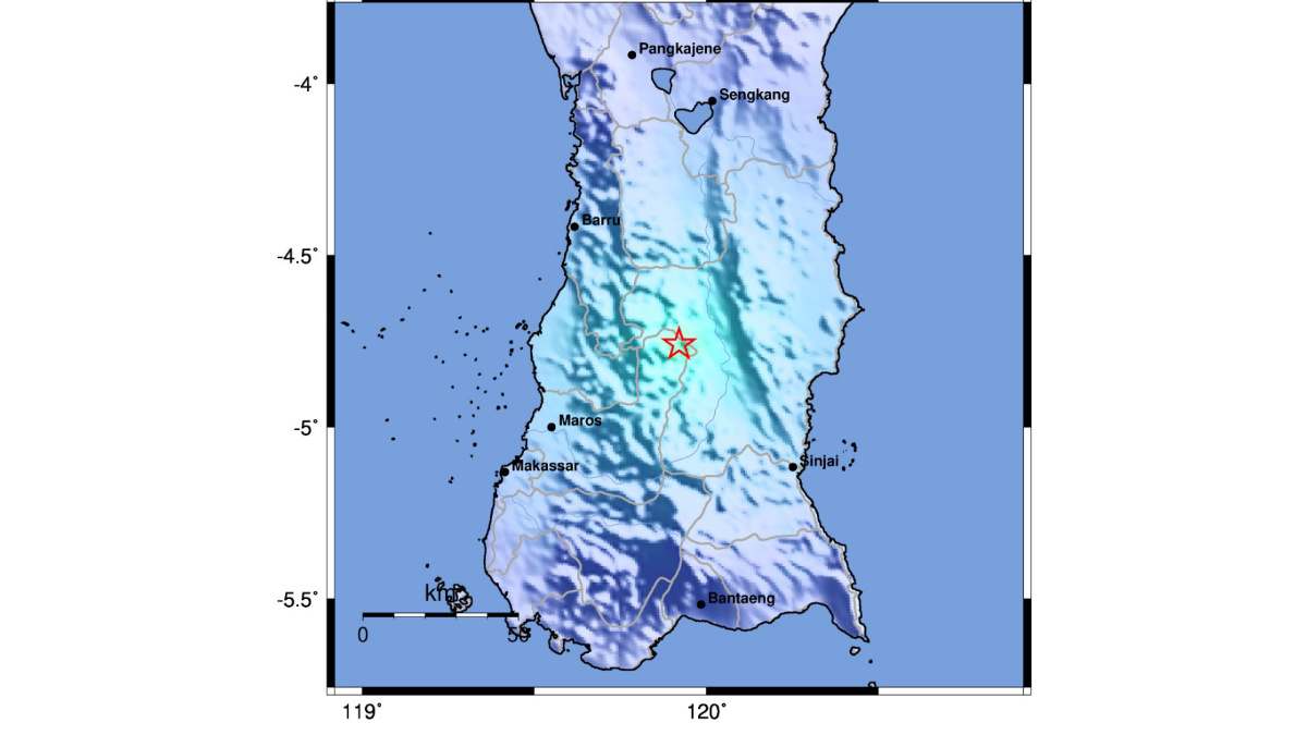 Gempa Bumi Magnitudo 4.1 Guncang Bone