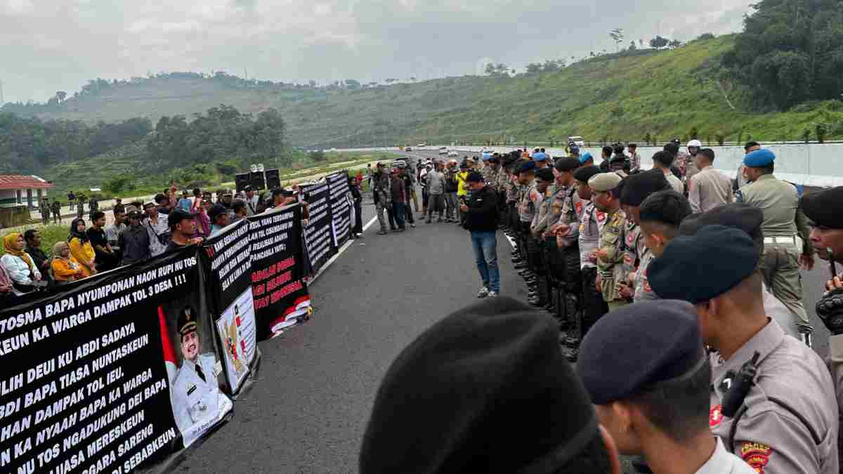 Unjuk Rasa Warga Terdampak Tol Cisumdawu, Polres Sumedang Pastikan Tidak Ganggu Lalu Lintas