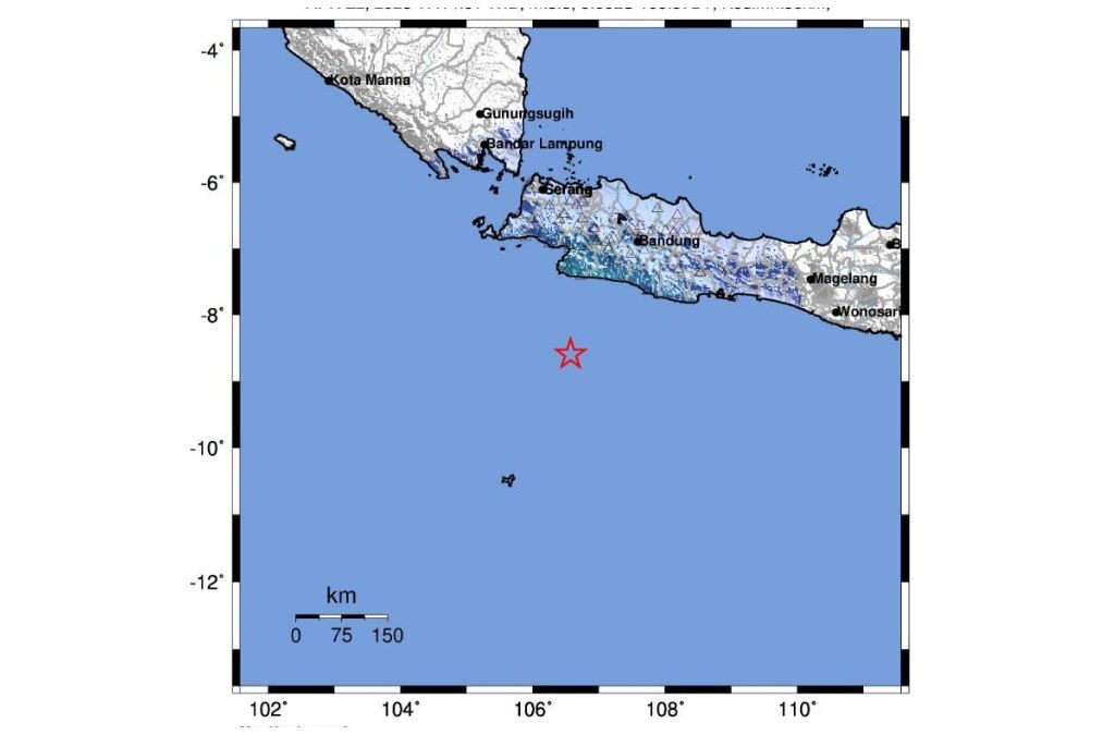 Gempa Guncang Samudera Hindia Selatan Jawa, Terasa di Sukabumi, Bandung hingga Garut