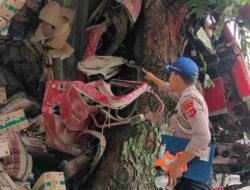 Laka Maut di Paseh Sumedang, Sopir Tewas Tergencet Kemudi Truk