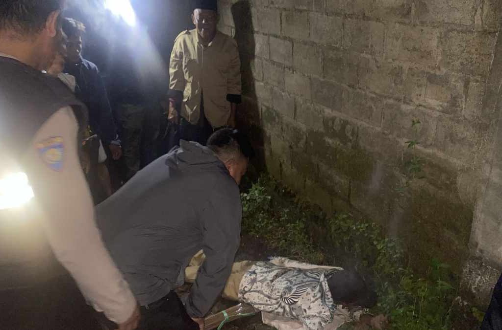Perempuan Tak Dikenal Temukan Pria Paruh Baya Tewas di Pamulihan Sumedang