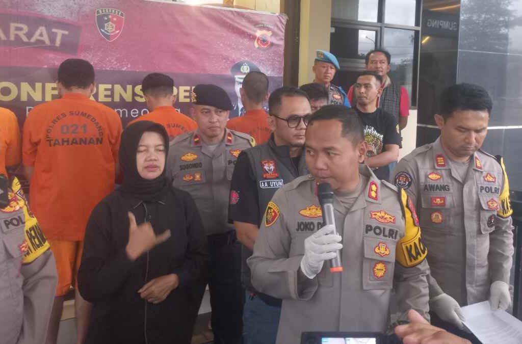 Polres Sumedang Ringkus 4 Pelaku yang Keroyok Korban Sesama Disabilitas
