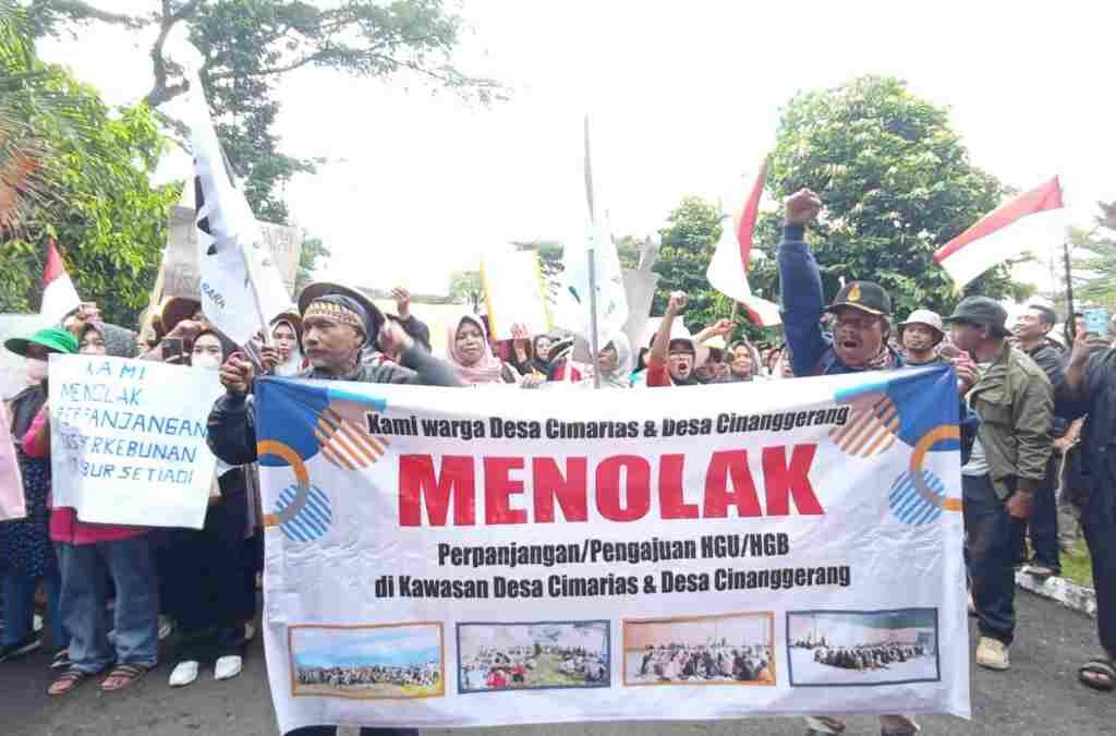 Ratusan Warga 2 Desa di Sumedang Tolak Perpanjangan HGB-HGU, Desak Reforma Agraria