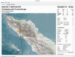 Gempa Guncang Pantai Barat Daya Aceh, Getaran Terasa Hingga Sumut