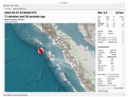 Gempa Tektonik Guncang Samudra Hindia Barat Nias, Sumatera Utara